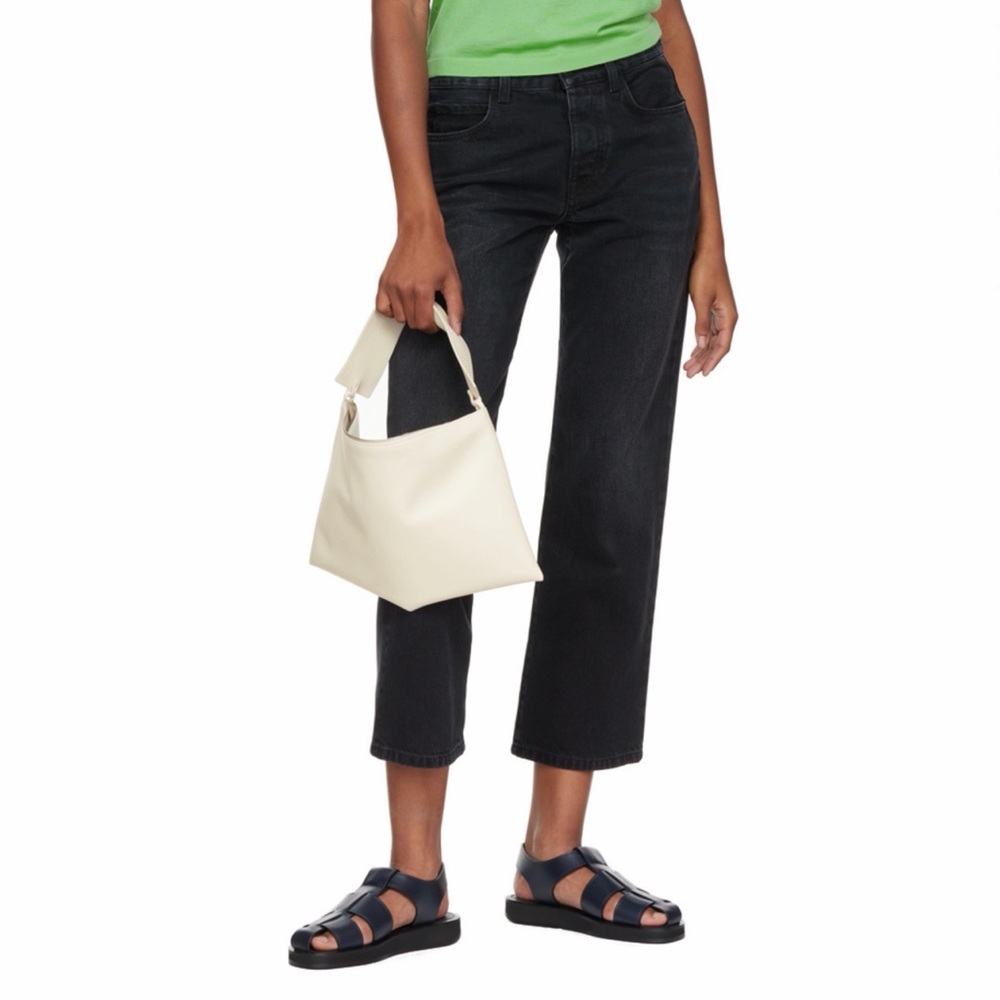 The Row Black Fisherman Sandals